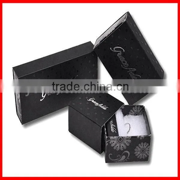Delicate jewelry cardboard packaging boxes