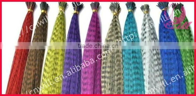 cheap synthetic grizzly rooster feathers 18 colors!!!