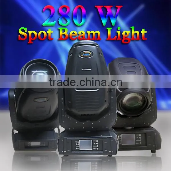 2016 Newest 280w 10r beam spot wash moving head light /dj night club stage lighting