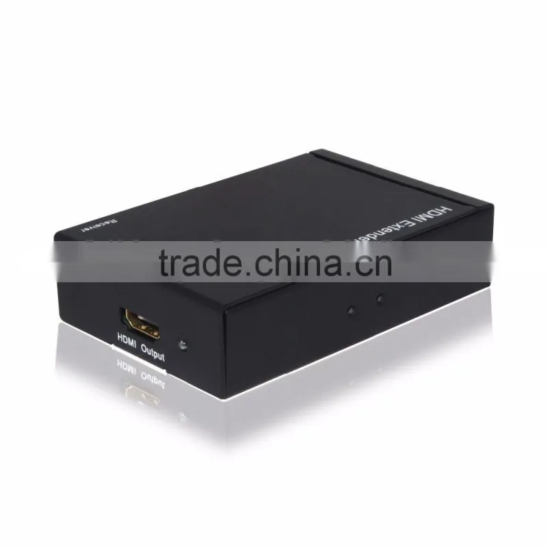 high speed hdmi splitter 1x2 home theater sound system 1 in 2 out hdmi spliter by cat5e/6 cable UTP support 3D