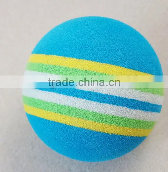 OEM factory directly colorful EVA Rainbow ball foam ball 4cm
