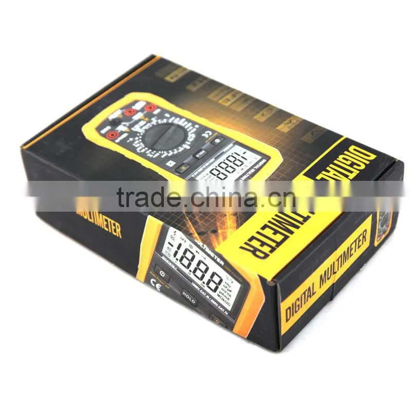 Digital Voltmeter Ampmeter Multimeter AC DC Meter OHM's Resistance with capacitance Tester Buzzer