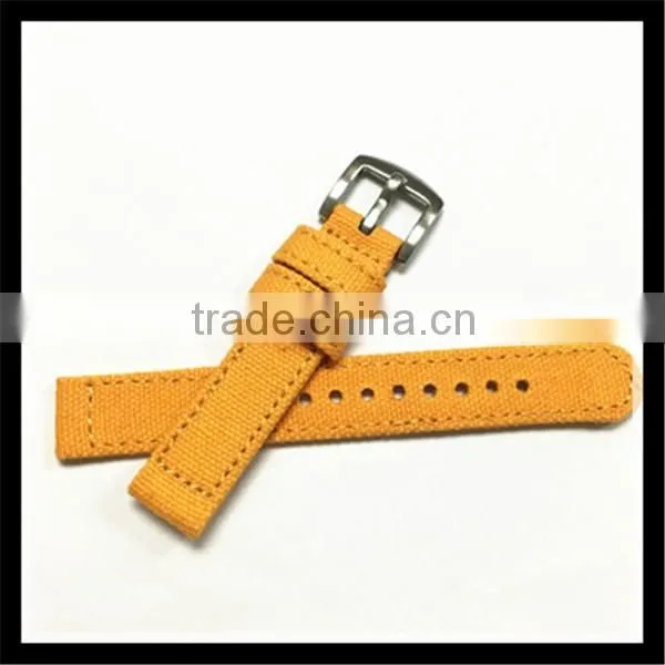 High quality canvas ring 2 parts watch canvas strap