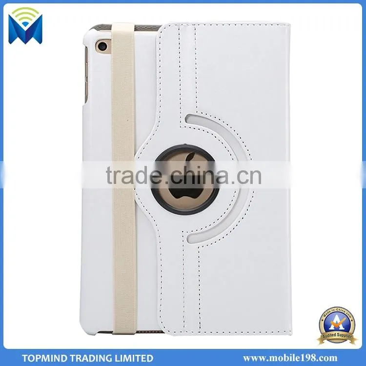 Hot selling 360 degree rotatable stand case for ipad mini 4 tablet case