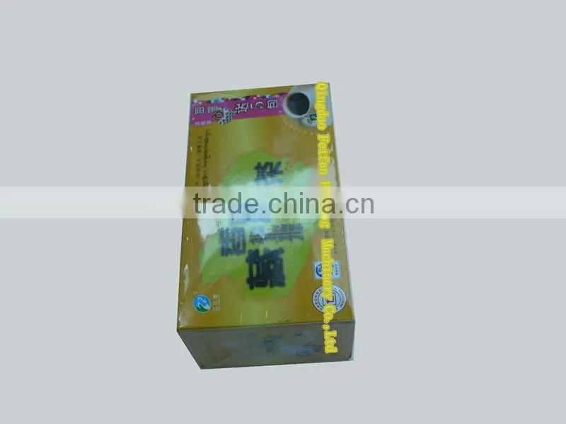 Tea box cellophane wrapping packaging machine