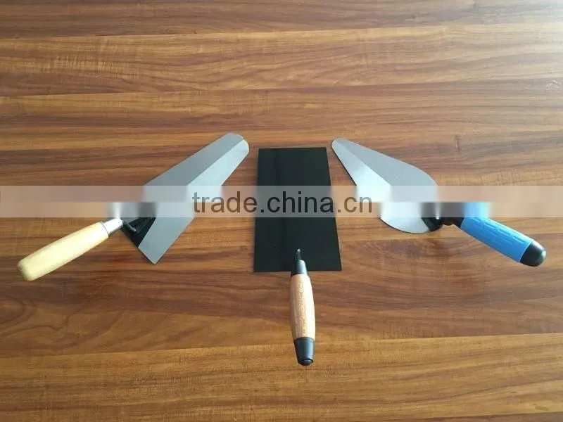 Lin yi good quality of Egypt type bricklayer trowel with handle 6" -405