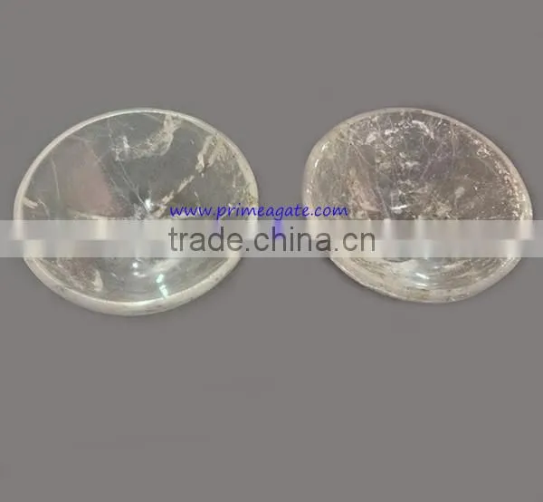 Crystal Quartz 2Inch Bowls :Wholesale Gemstone Bowls INDIA