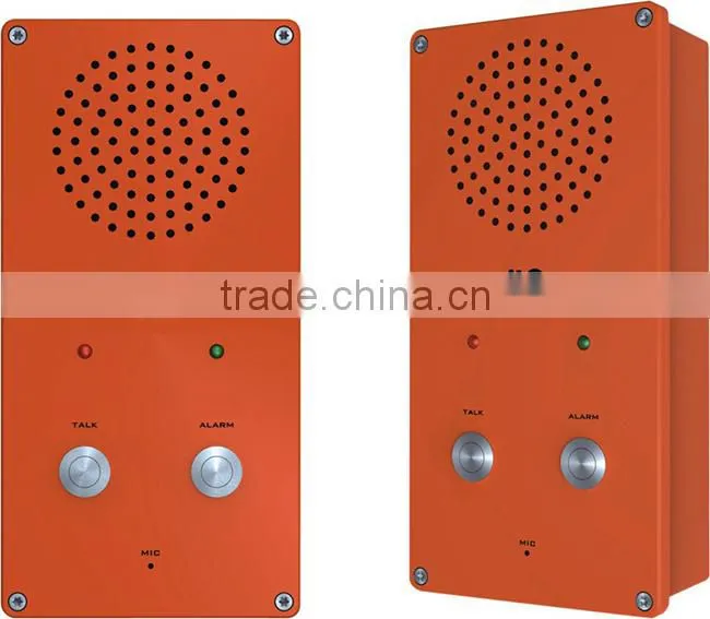 Cheap emergency call IP based audio waterproof intercom system