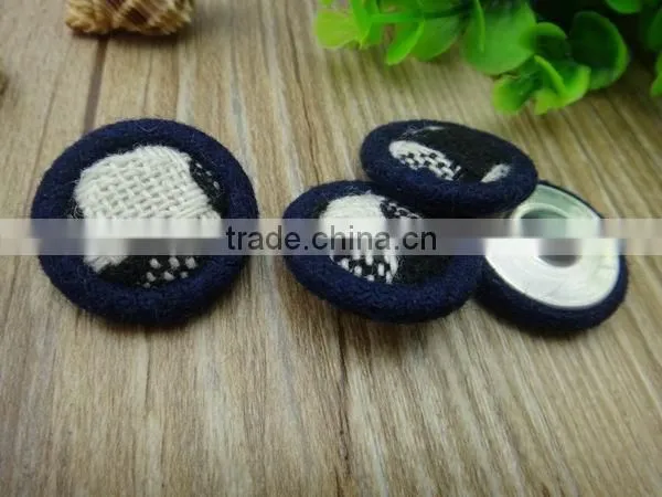 fashion garment accessory shank covered button for coats