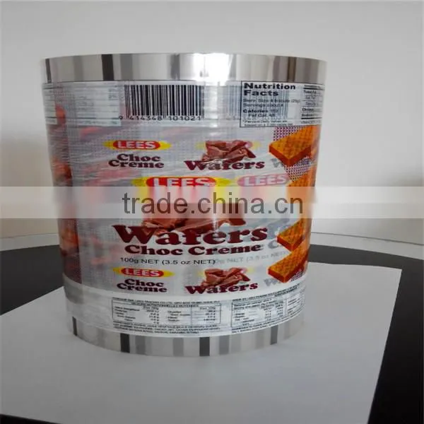 Safety food packing film pvc cling film for candy&cookies packaging