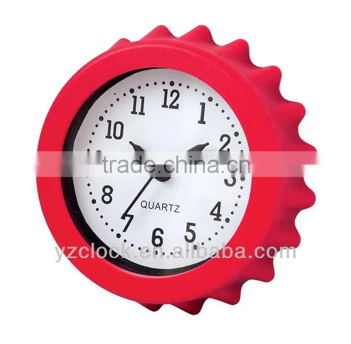 Bottle Cap Shape Clock with magnet 3044B