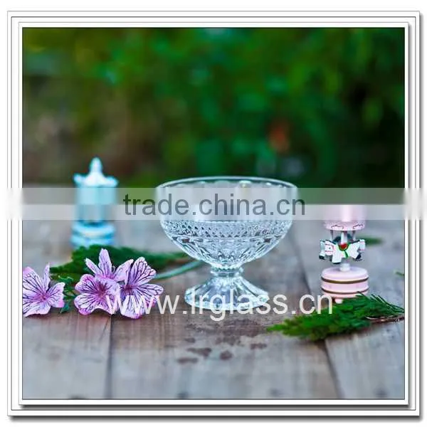High Quality Clear Ice Cream Tea Glass Cup