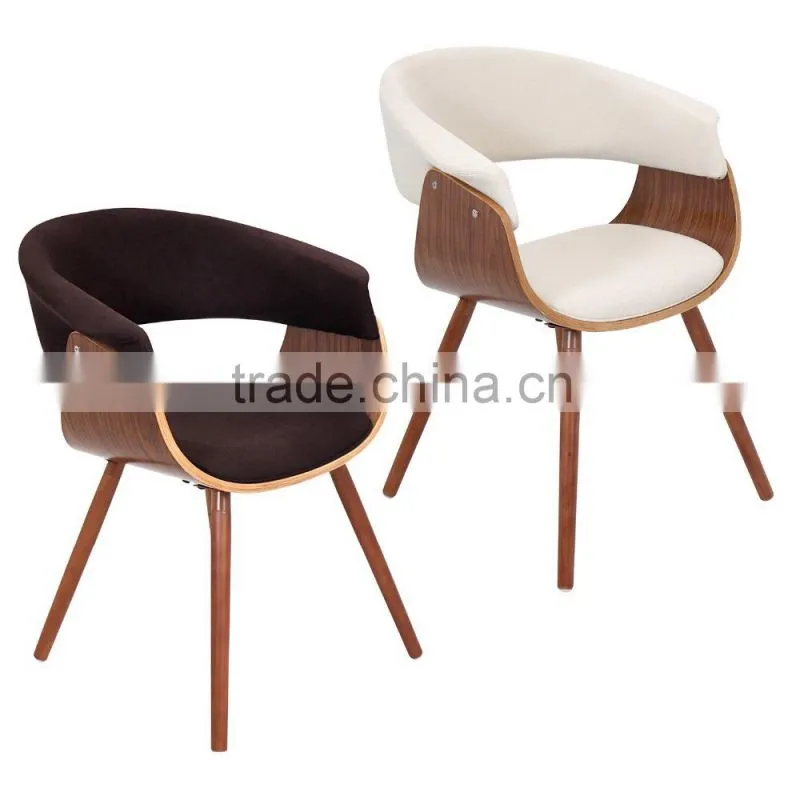 vintage mid century accent upholstered bentwood armchair chair