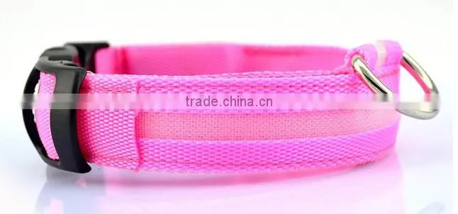 Aimigou nylon LED pet collars, pet collar leash