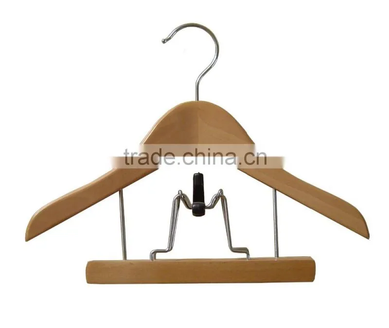 Luxury suit wood hanger,High quality clothing hanger,clothing hanger stand