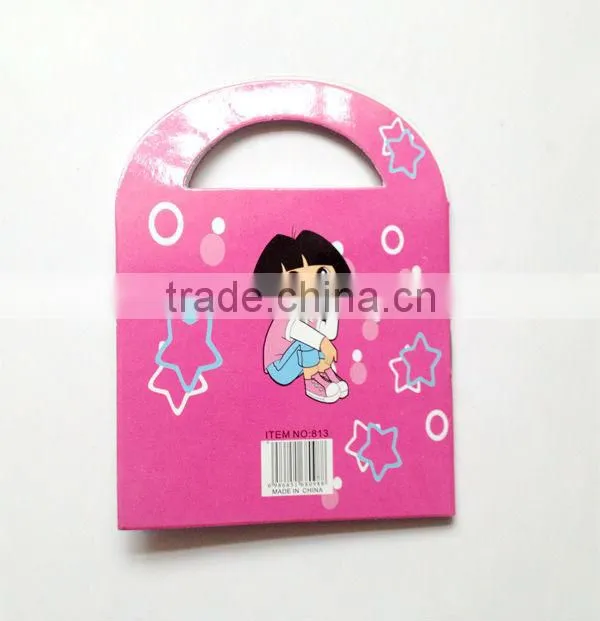 cheap mini coloring book with sticker