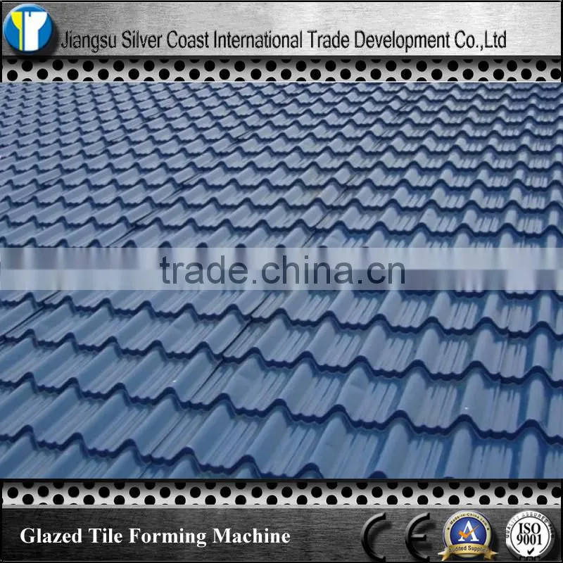 Color tile making machine/ Steel tile forming machine