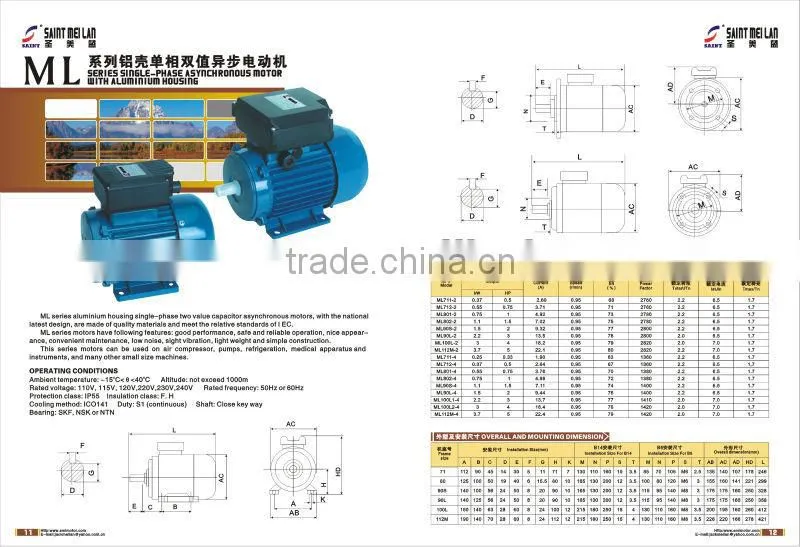 Single phase submersible Motor Electrical