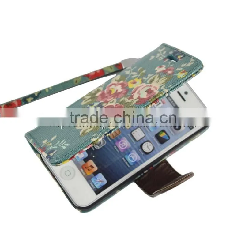 cell phone leather case for Vodafone smart 4 mini cases