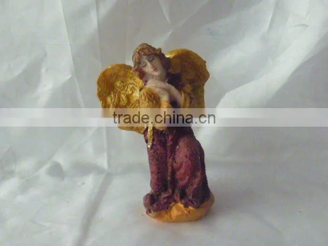resin nativity scene with baby