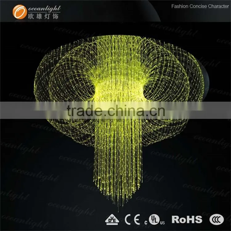 Clear fiber optic light fiber optic pendant light OM057