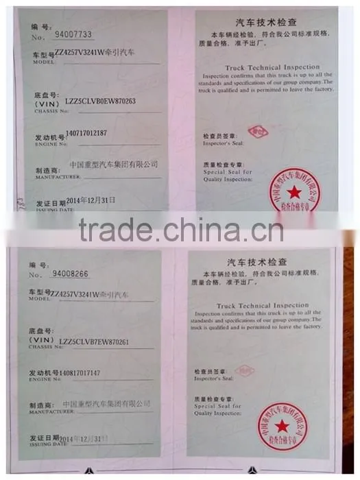 Sinotruk HOWO Cargo Truck for Sale with High Quality ZZ1317M3847C
