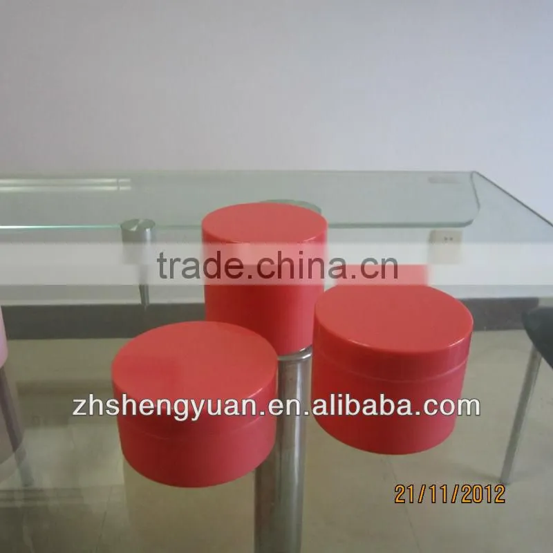 colorful round cosmetics PP jar for sale