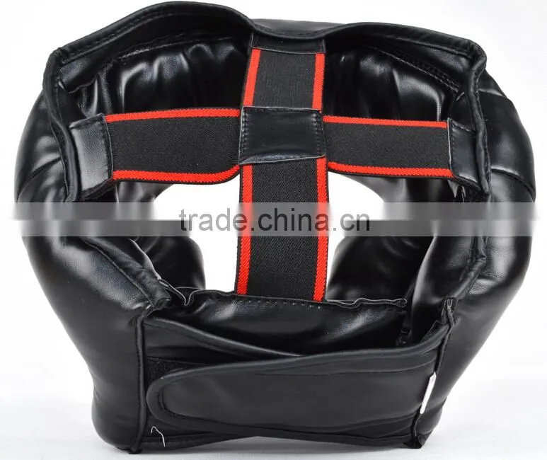 Professional Thicken High Quality PU Boxing or Sanda Customized Head Guard for Sports Safty