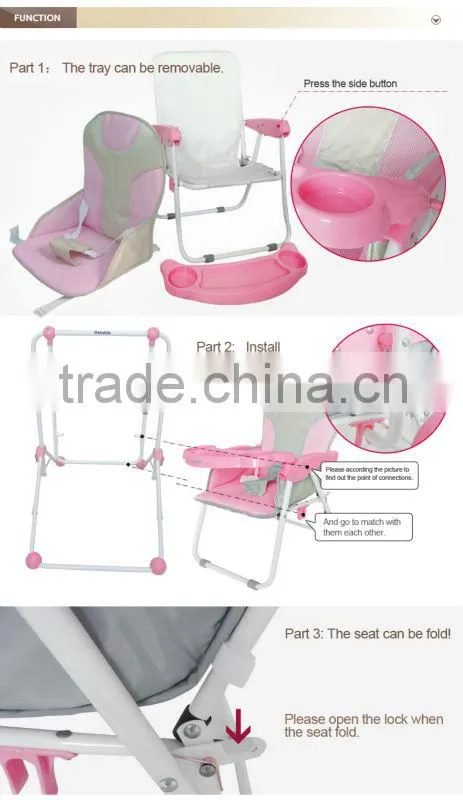 2014 New style Baby swing with 2 in 1