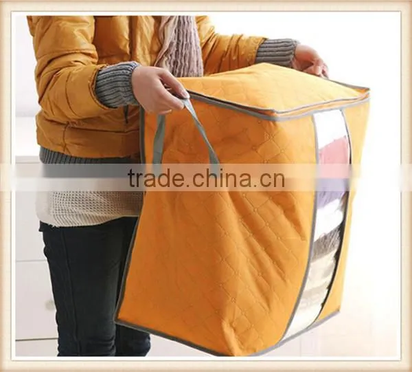 bamboo charcoal foldable quilt storage bag