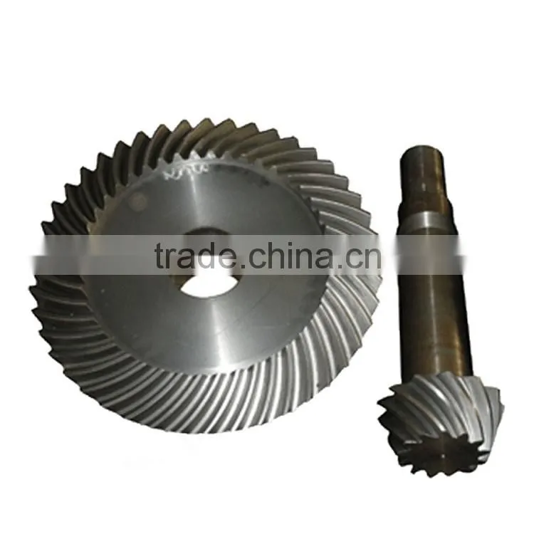 High torque low noise bevel gear engine