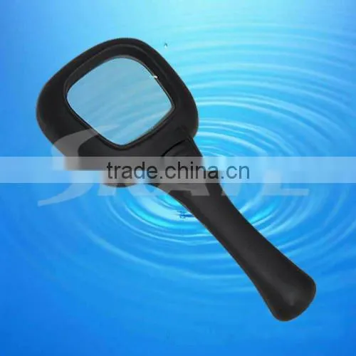 Fully Coated Handheld Magnifier with 6 LED and 1 UV Light