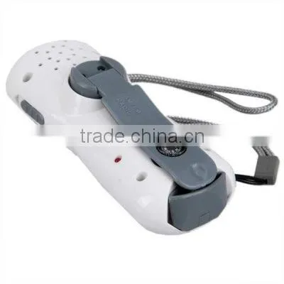 portable led emergency dynamo flashligh