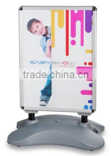 double side poster stand for indoor activities
