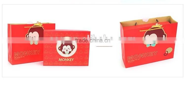 Best newly Red paper gift packaging box for sale