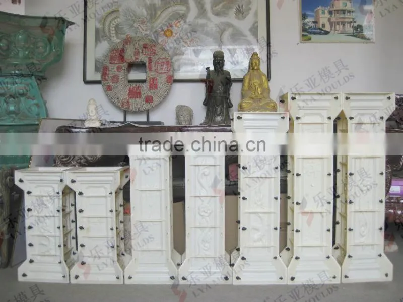 Green marble column tiles,column molds