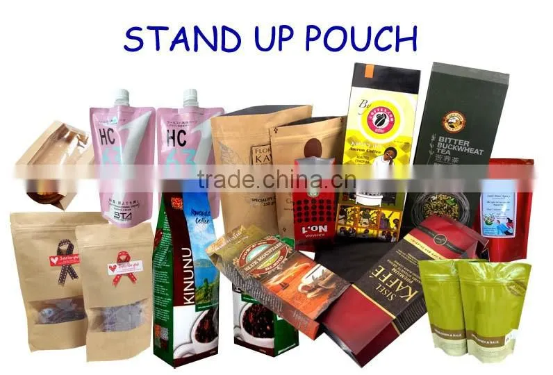 Factory Custom Printed Nylon Liquid Packing Bag / Juice or Detergent Doypack Compound Bag stand up Spout Pouch