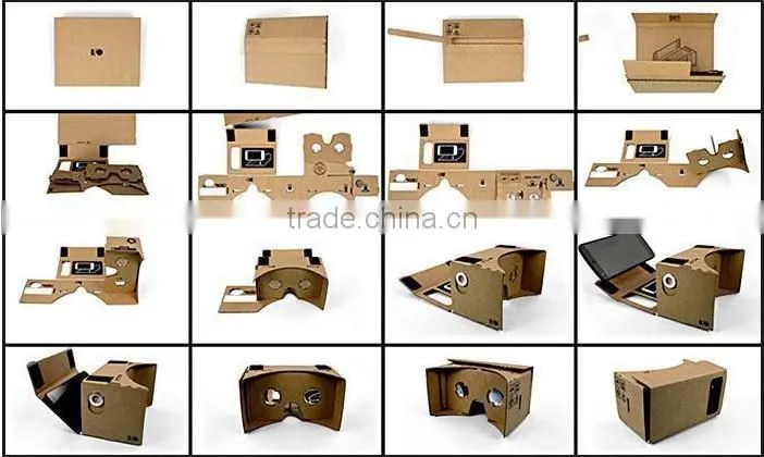 China cheap 3d vr glasses google cardboard