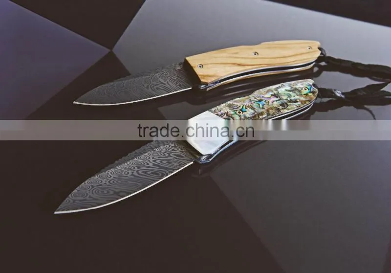 Pocket folding bowie folding gift knife rambo 2 knife