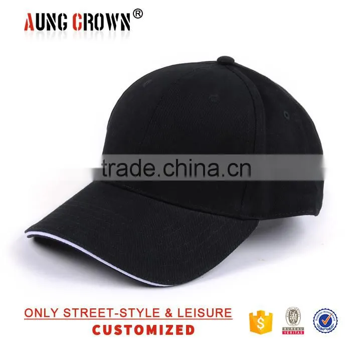 custom your design blank baseball cap