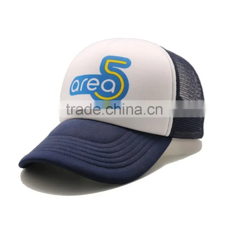 Custom sublimation blank trucker cap