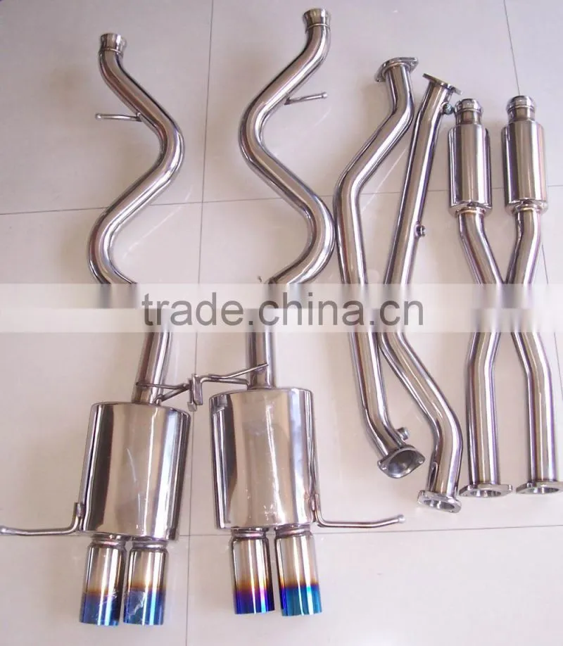 3-SERIES E92 335I COUPE M3 EXHAUST CATBACK with Titanium coating tips