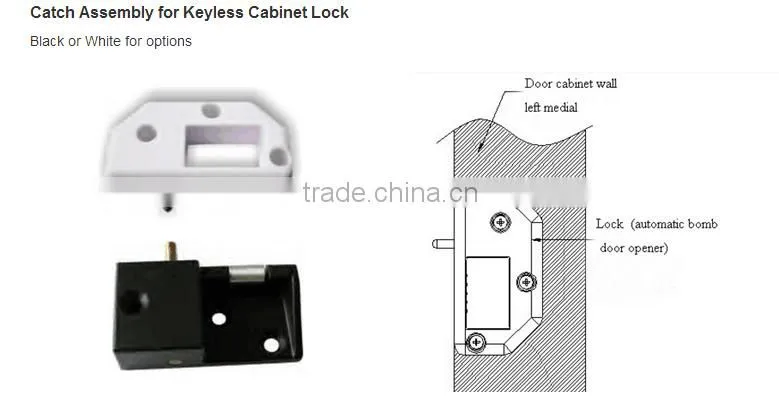 biometric lock opening hotel locks with Auto-rebound function