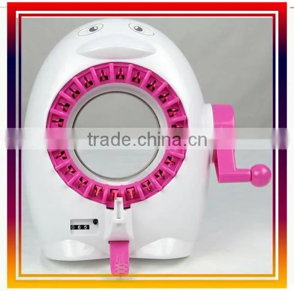 DWI dowellin 833 Do-It-Yourself Girls Knitting toys flower set knitting machine easy knit wool toy for kids