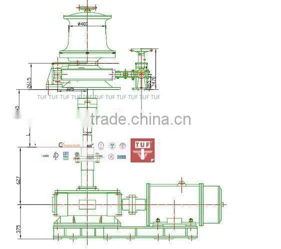 marine hydraulic capstan/ ship capstan