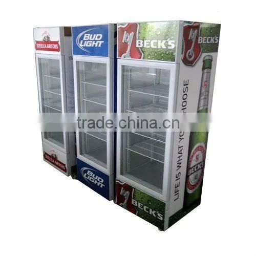 Commercial Vertical Beverage Showcase Display Cooler