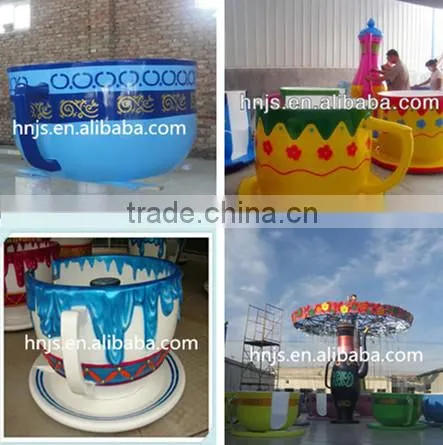 Rotating coffee cup ride for amusement kids ride tea cup