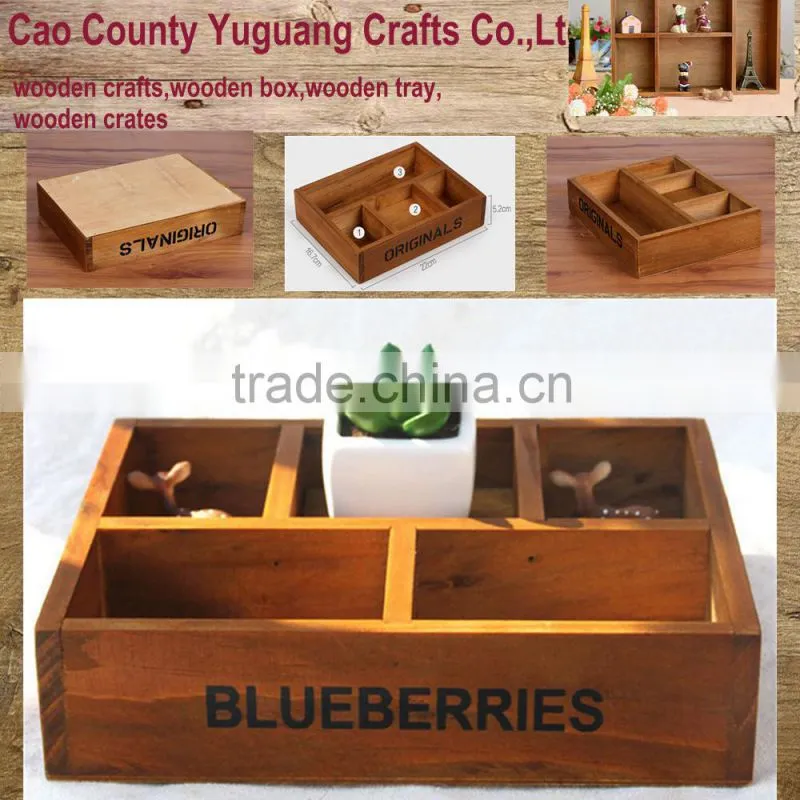 antique wood serving trays,personalized flower wood tray, wood packing tray