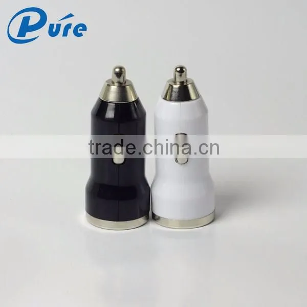 Newest product universal 2.1A 2 port usb car charger for cellphone portable usb charger