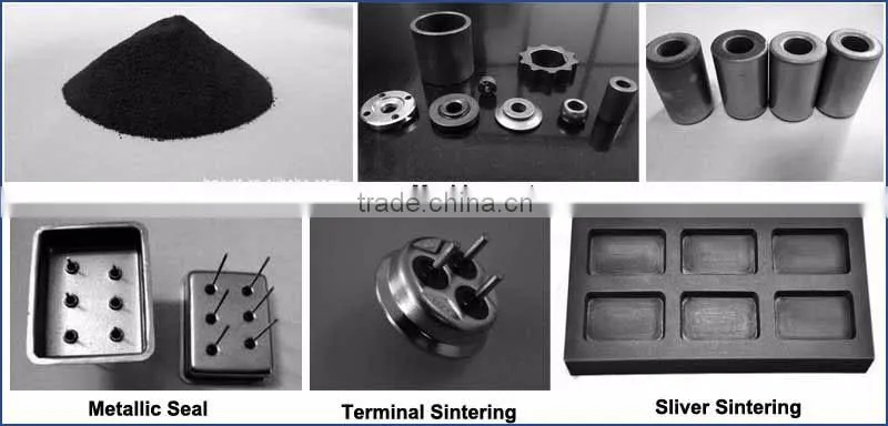 industrial electric sintering heat treatment process muffle furnace